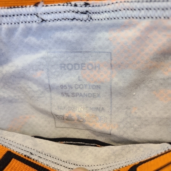 NEW Rodeoh Top Load Pack Orange, Black, Grey Camo Boxer Size L NWT - Picture 2 of 6